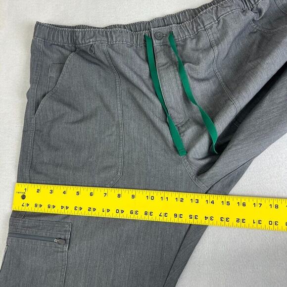 Figs Pants Mens XL Gray Cairo Cargo Scrub Drawstring Stretch Nurse Pockets - Picture 6 of 11